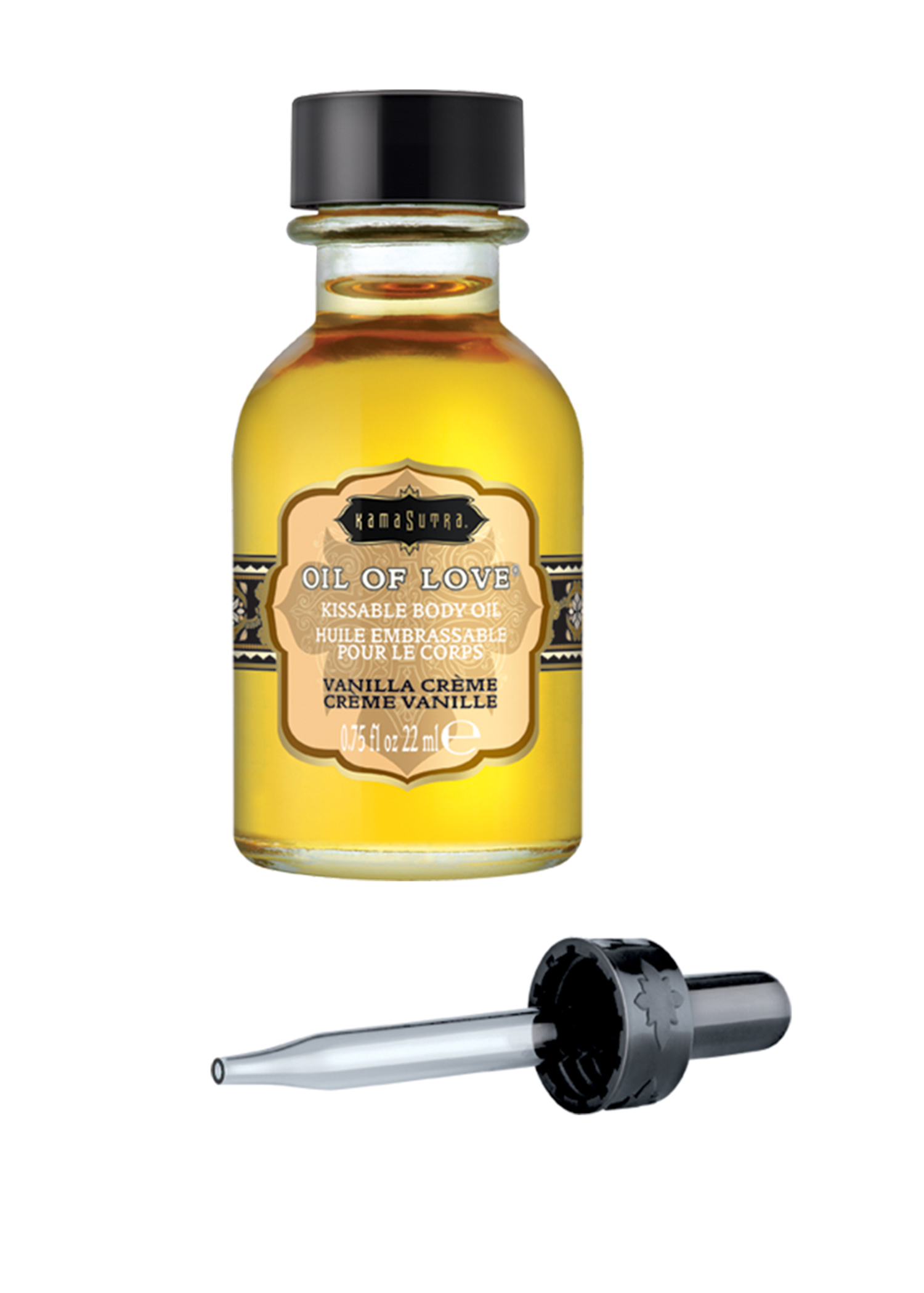 Kama Sutra - Oil of Love - Vanilla Creme - 0.75 Fl. Oz. / 22 ml - Bath & Body