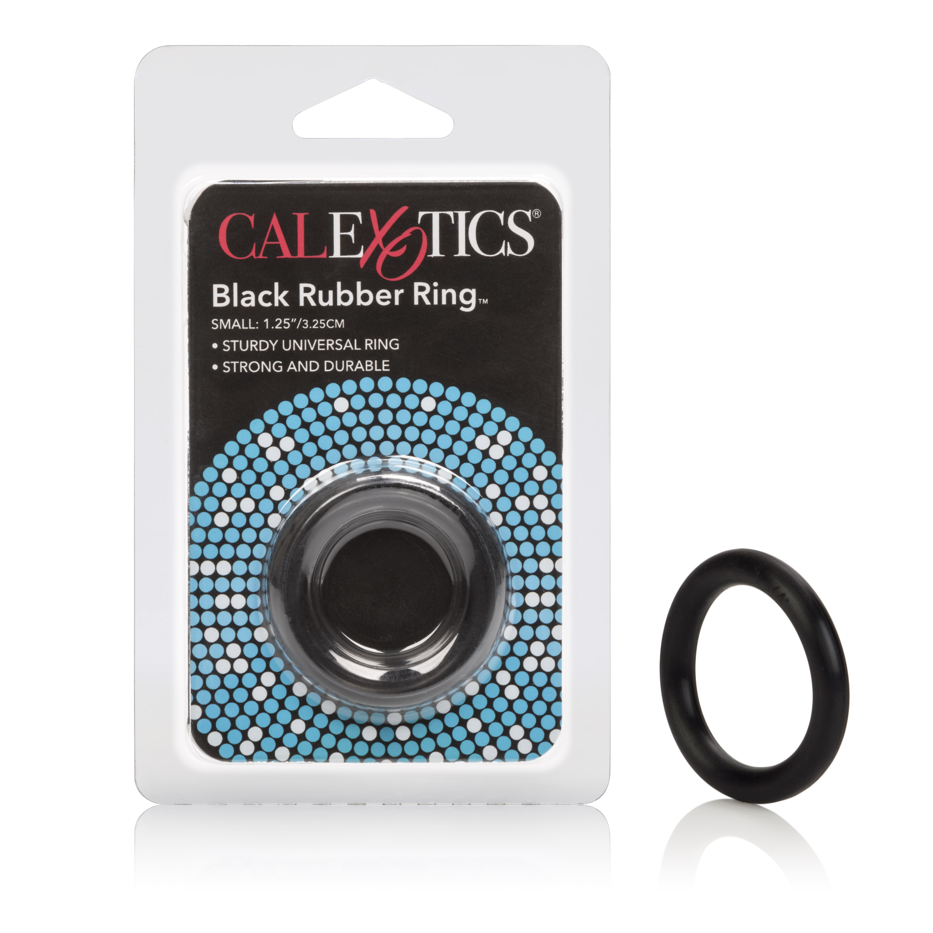 CalExotics - Rubber Ring - Small - Black - Cockrings