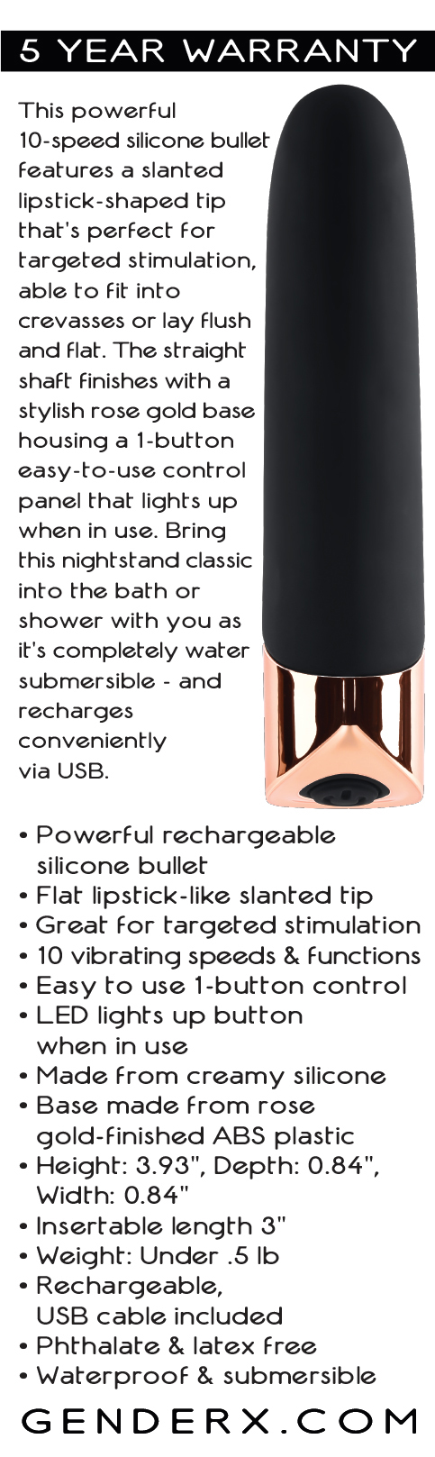 Evolved Novelties - The Gold Standard - Black - Clit Stimulators