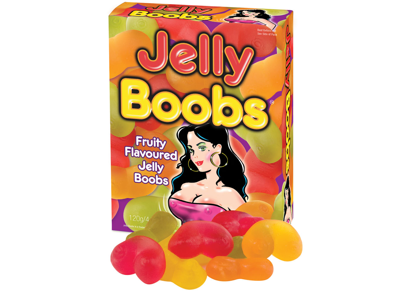 Hott Products - Gummy Boobs 4.23 Oz - Edible