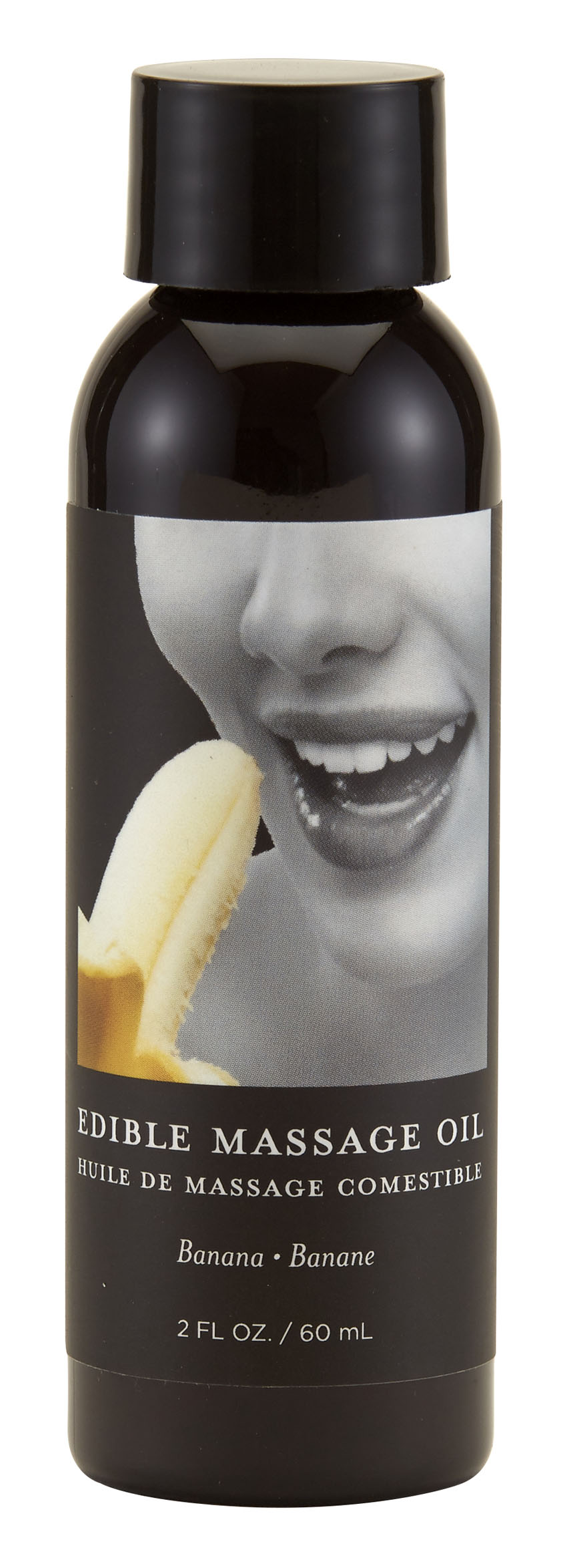 Earthly Body - Edible Massage Oil - Banana - 2 Fl. Oz. - Bath & Body