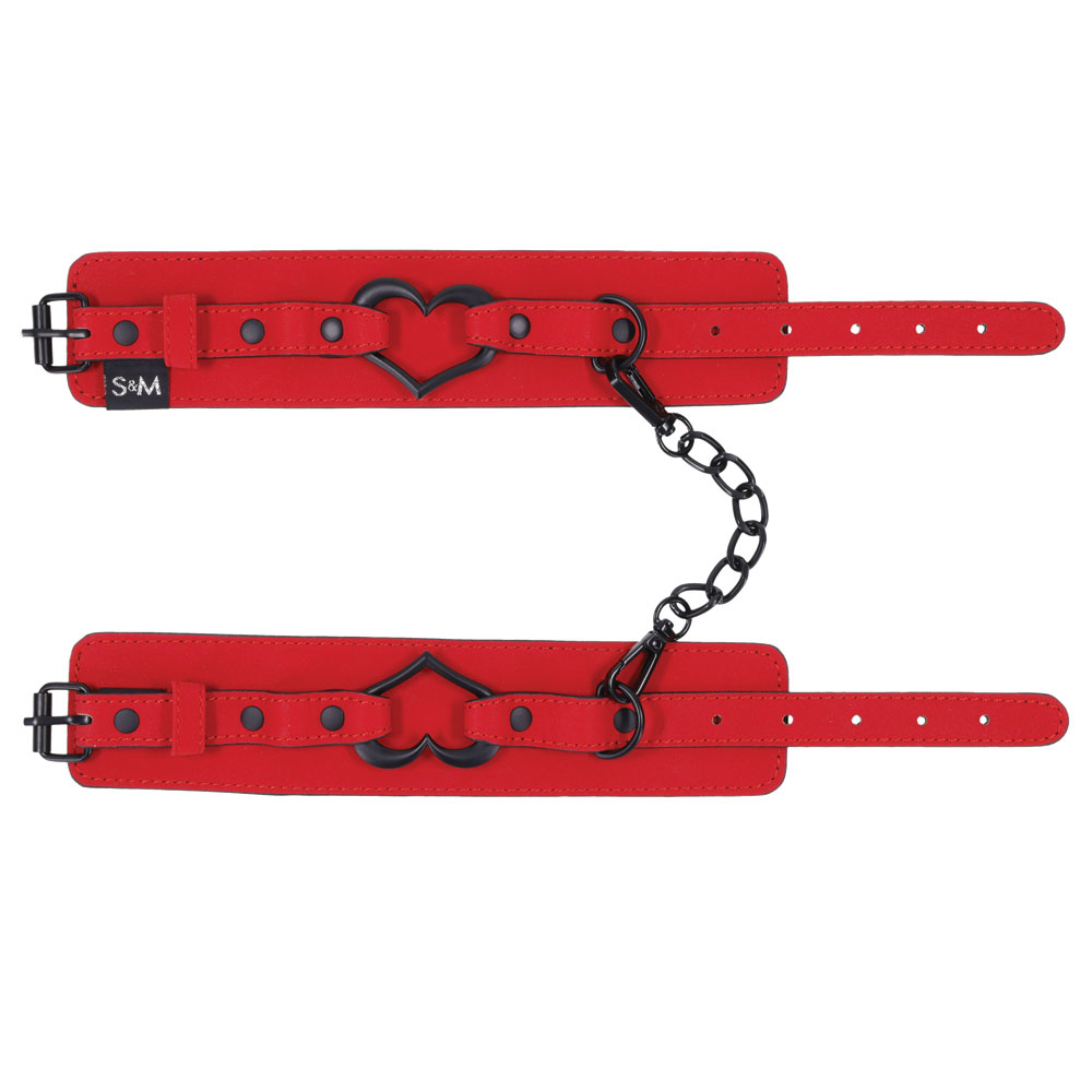 Sportsheets - Amor Handcuffs - Red - Bondage & Fetish Toys