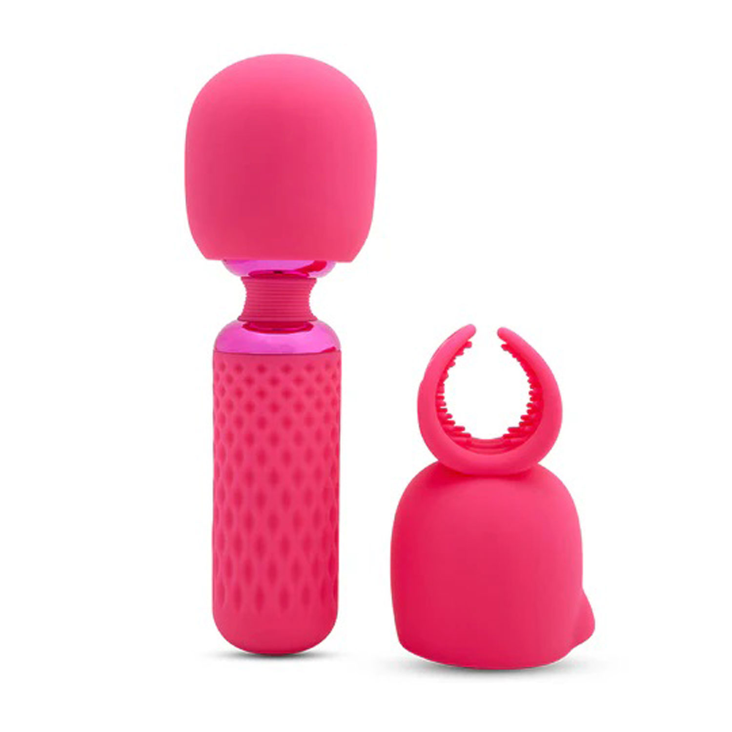 Nu Sensuelle Nu Sensuelle Harlow Nubii Mini Wand W/ Masturbator Pink