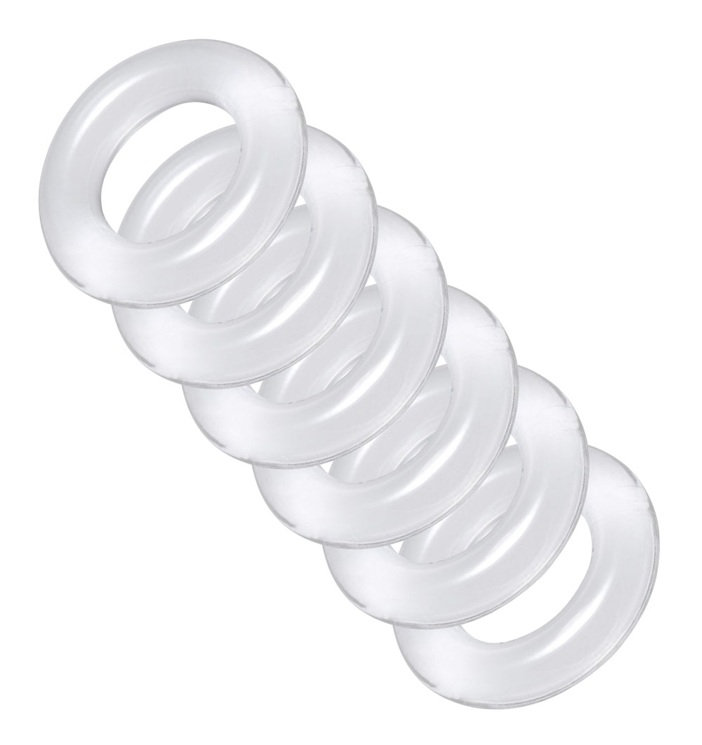 XR Brands - Ms Ring Master Custom Ball Stretching Kit - 6 Ring Pack - Cockrings
