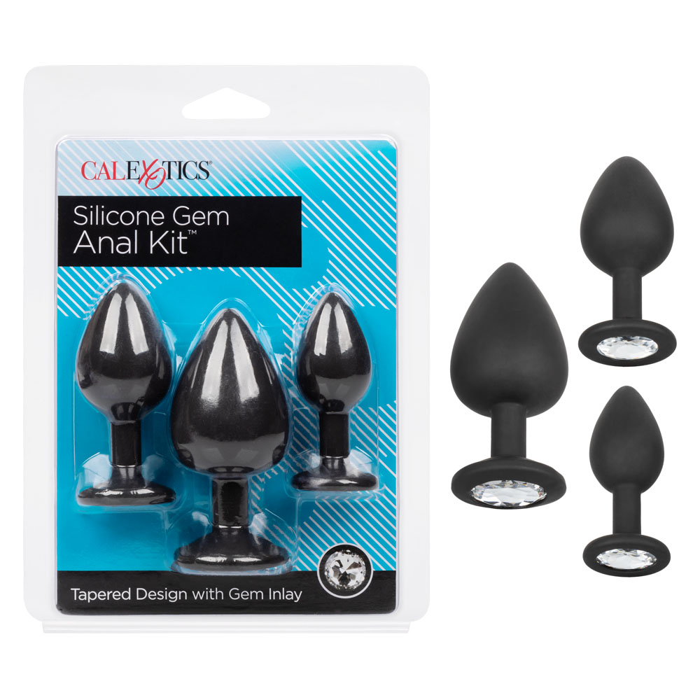 CalExotics - Silicone Gem Anal Kit - Anal Toys & Stimulators