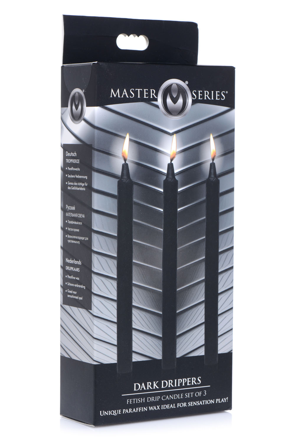 XR Brands - Fetish Drip Candles 3pk - Black - Candles
