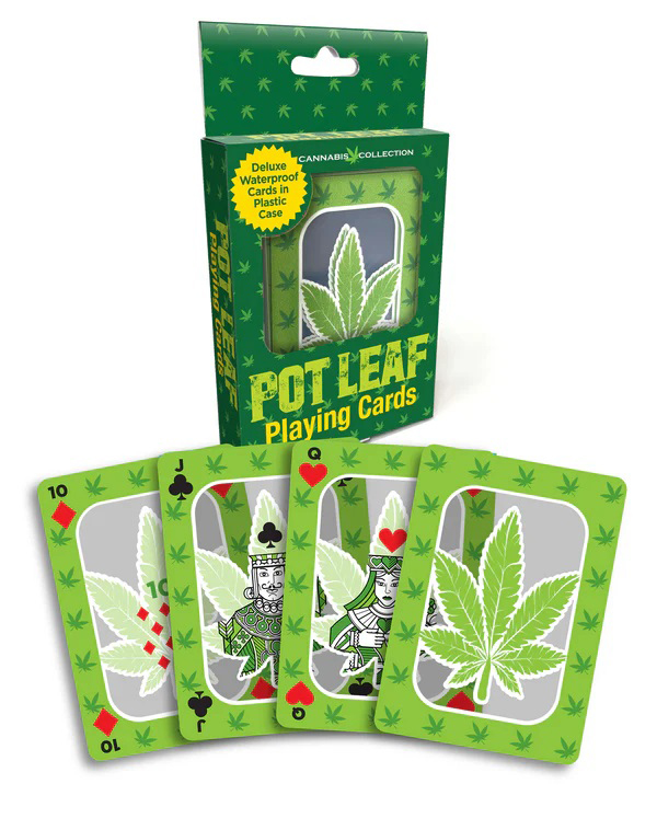 Little Genie - Pot Leaf Waterproof Playing Cards - Games