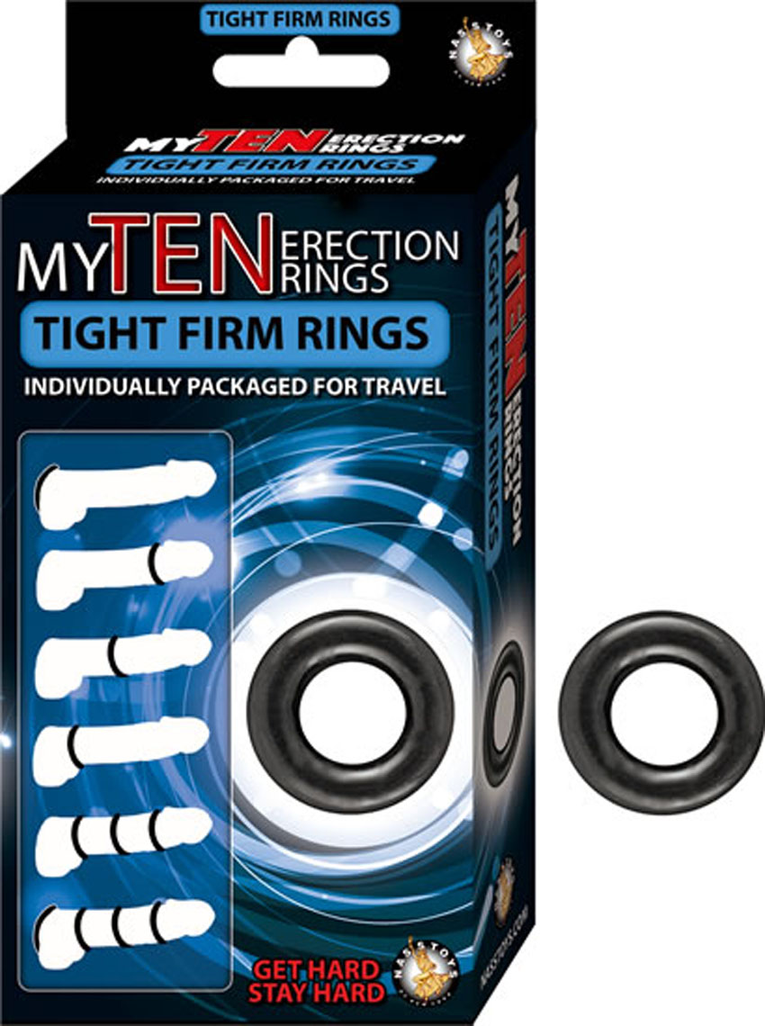 Nasstoys - My Ten Erection Rings - Cockrings