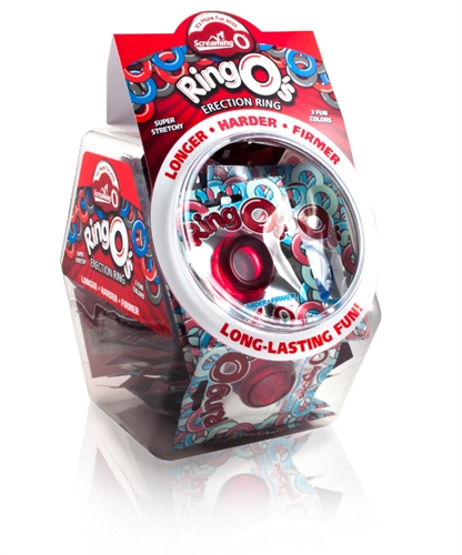 Screaming O - Ringo's - 36 Piece Fishbowl - Assorted Colors - Cockrings