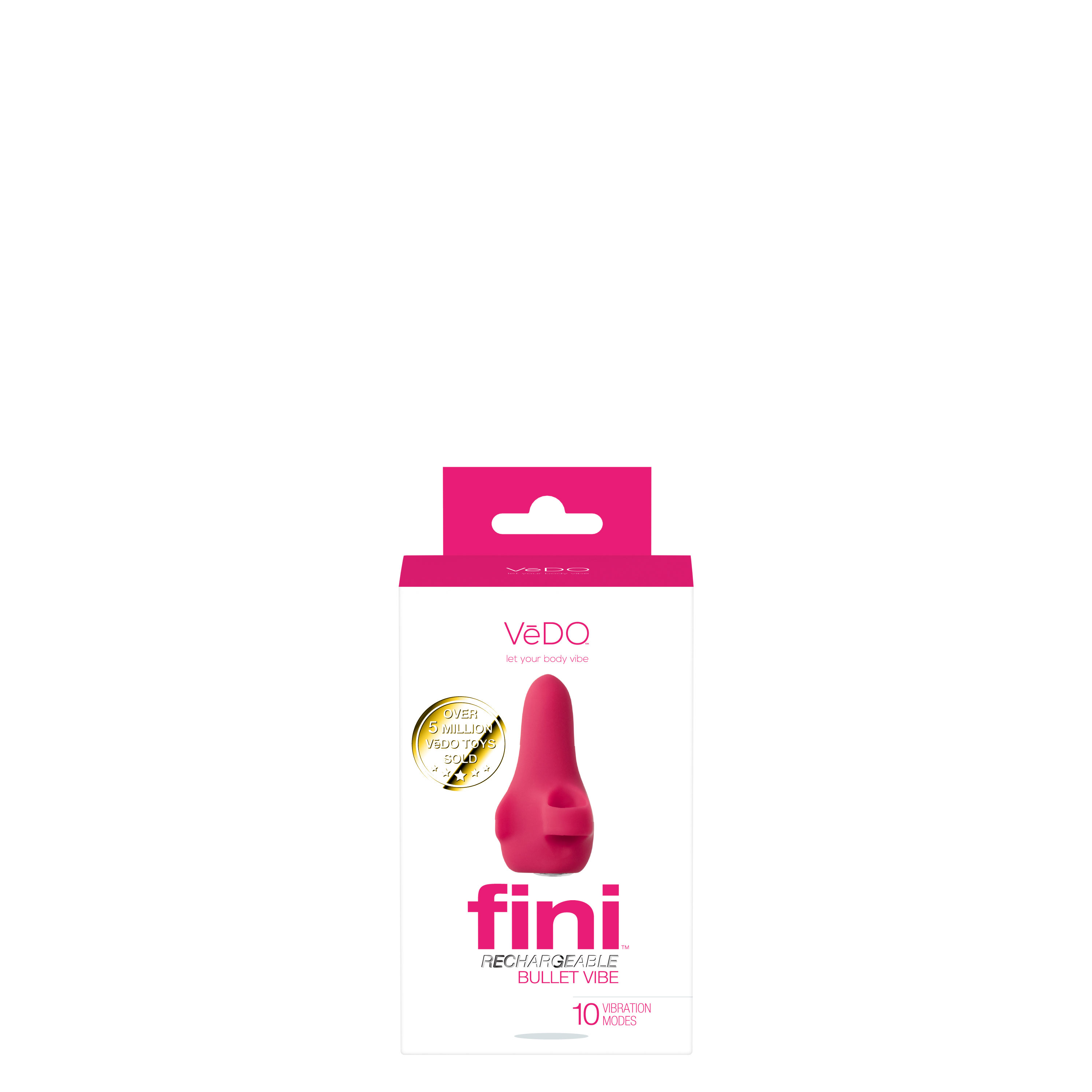 VeDO - VeDO Fini Rechargeable Bullet Vibe Pink - Vibrators - Silicone