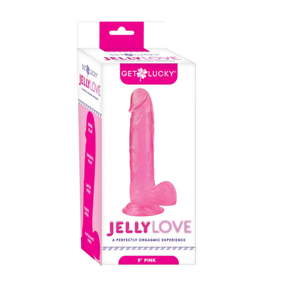 Viben - Jelly Love 9" Dildo - Pink - Dildos & Dongs