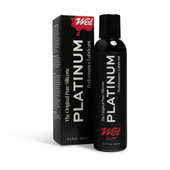 Wet - Wet Platinum Luxury Silicone Lubricant 3.1oz - Lubricants, Creams & Glides
