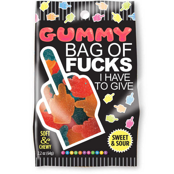 Little Genie - Bag of Fucks I Have to Give, Sour Gummy 2.2oz - Edible