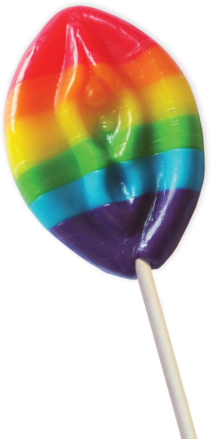 Hott Products - Rainbow Pussy Pop - Edible