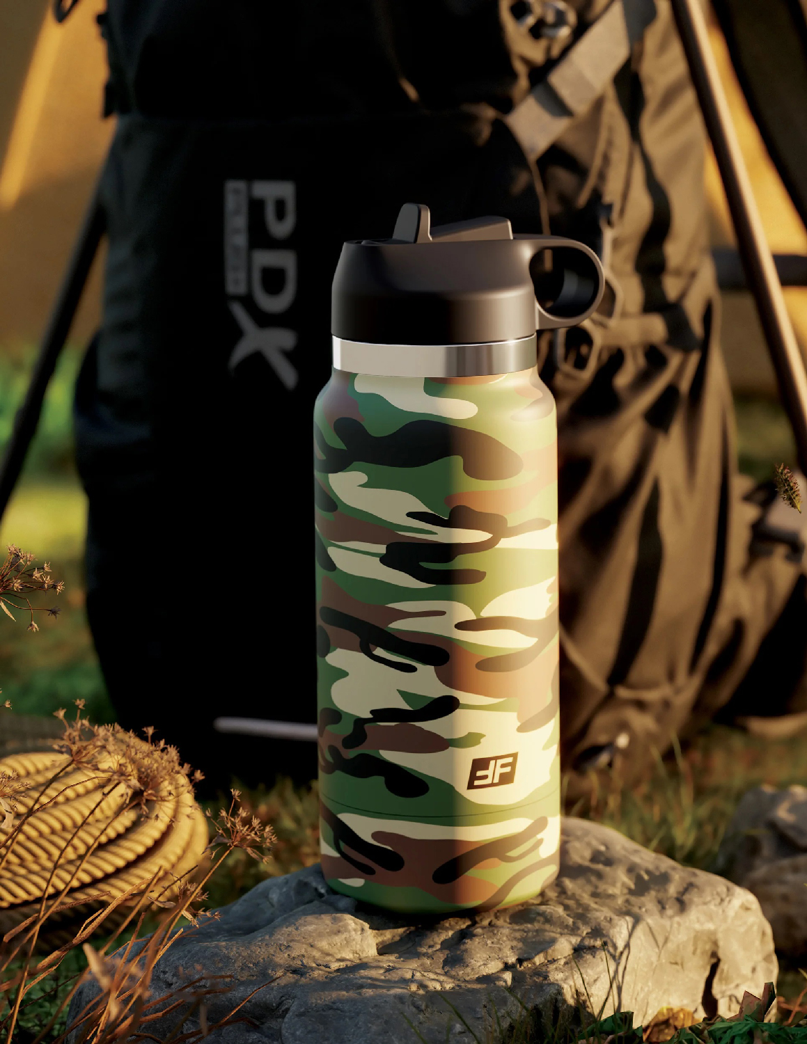 Pipedream - Fap Flask - Happy Camper - Masturbation Aids for Males - TPE/TPR/Elastomers