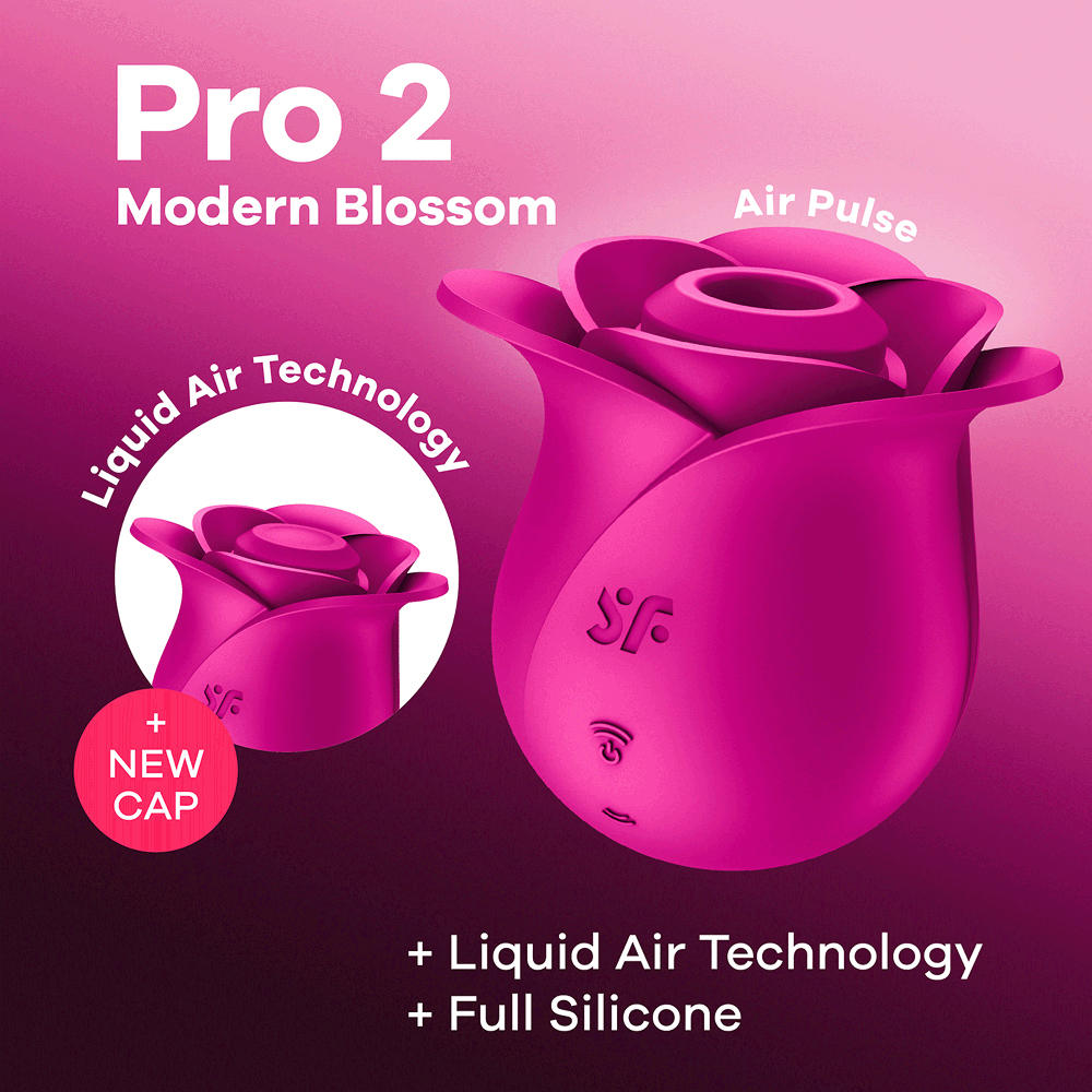 Satisfyer - Pro 2 Modern Blossom - Hot Pink - Clit Stimulators
