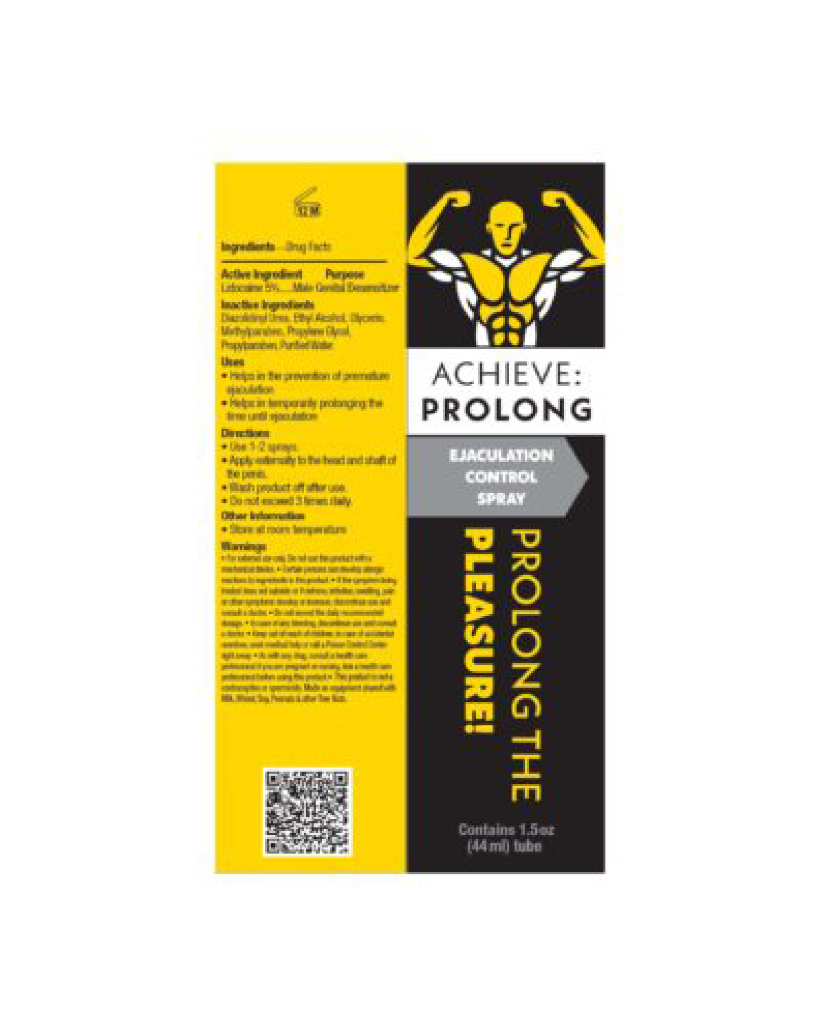 Little Genie - Achieve Prolong - Ejaculation Control Spray 1 Oz - Lubricants, Creams & Glides