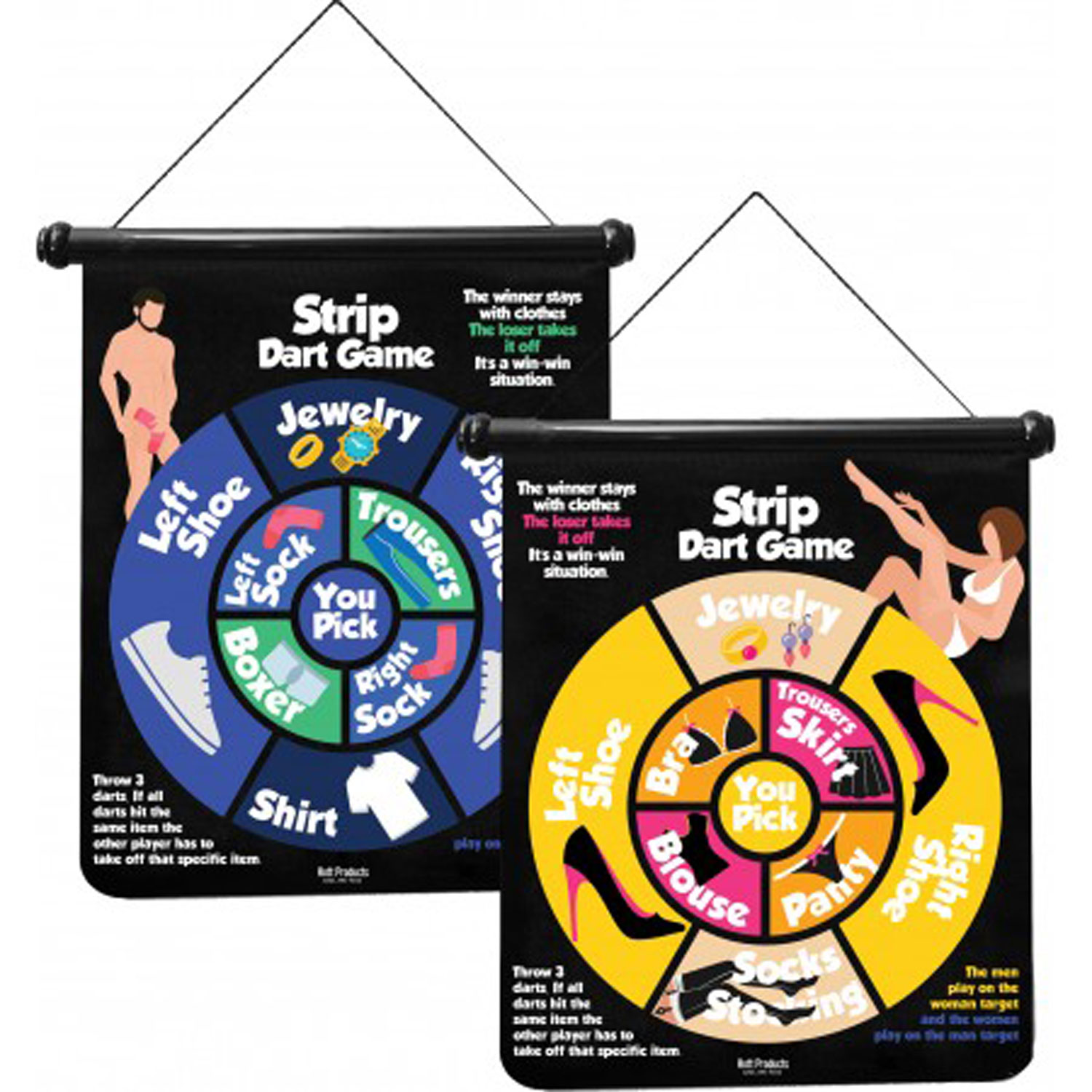 Hott Products - Strip Darts Game for Men and Women - Gag Gifts & Novelties