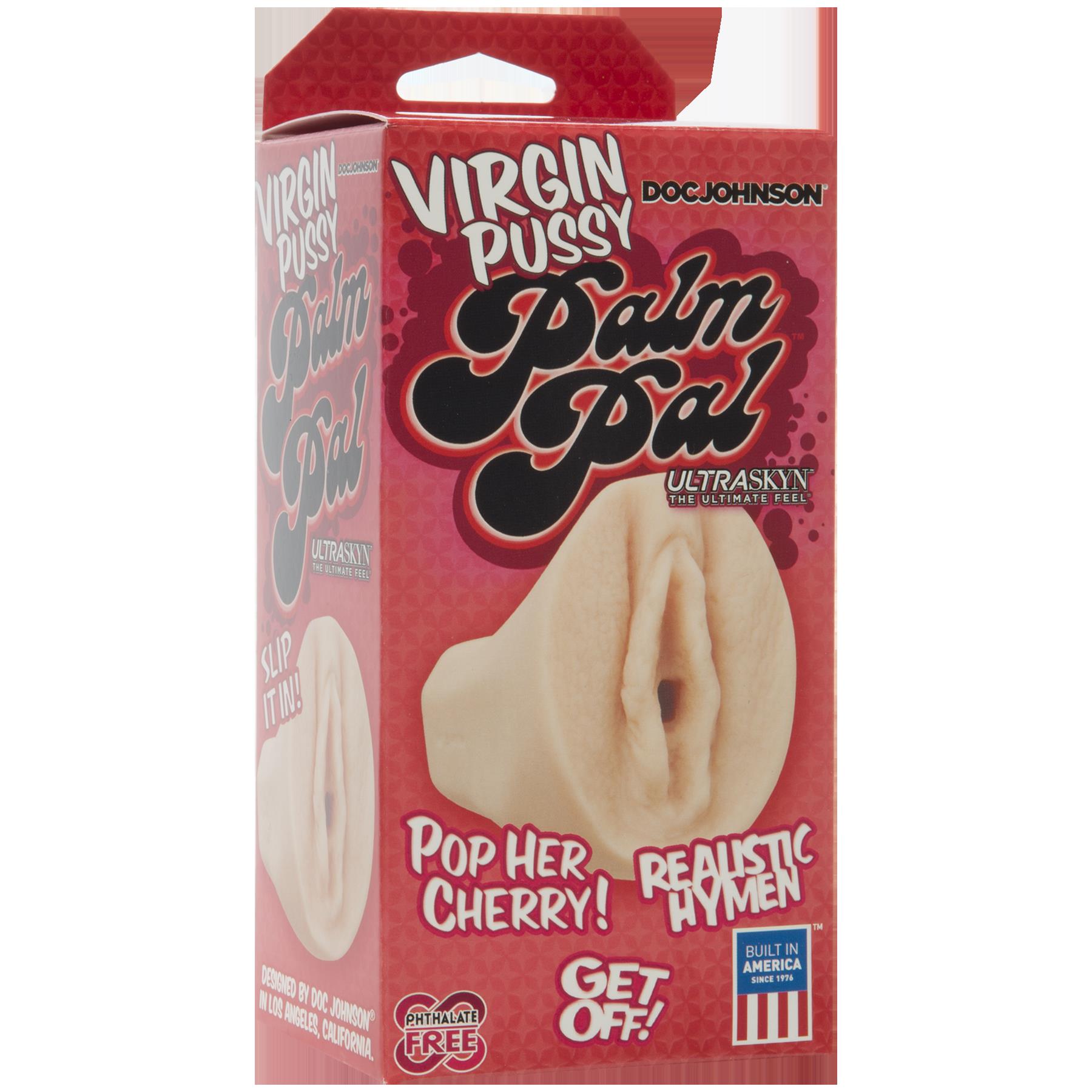 Doc Johnson - Virgin Pussy Ultraskyn Palm Pal - Masturbation Aids for Males