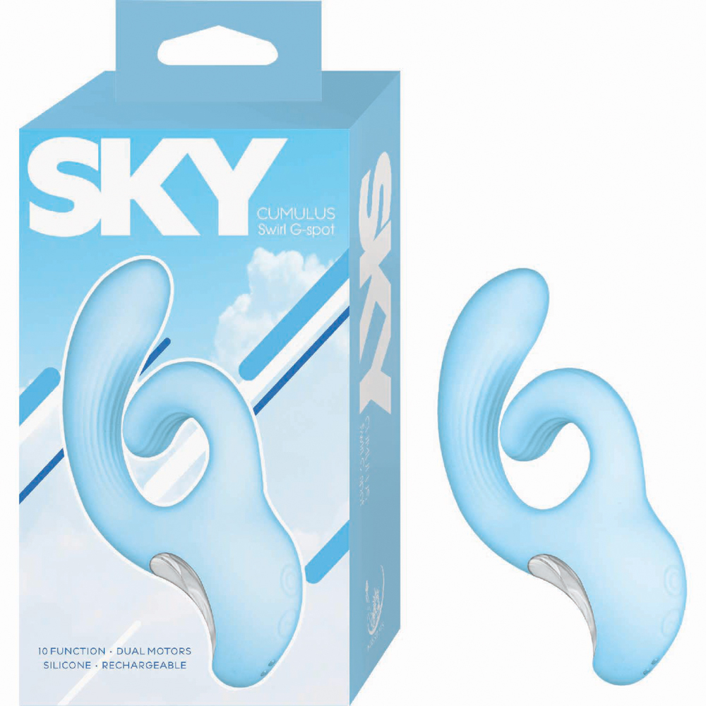 Nasstoys - Sky Cumulus Swirl G Spot - Blue - Vibrators