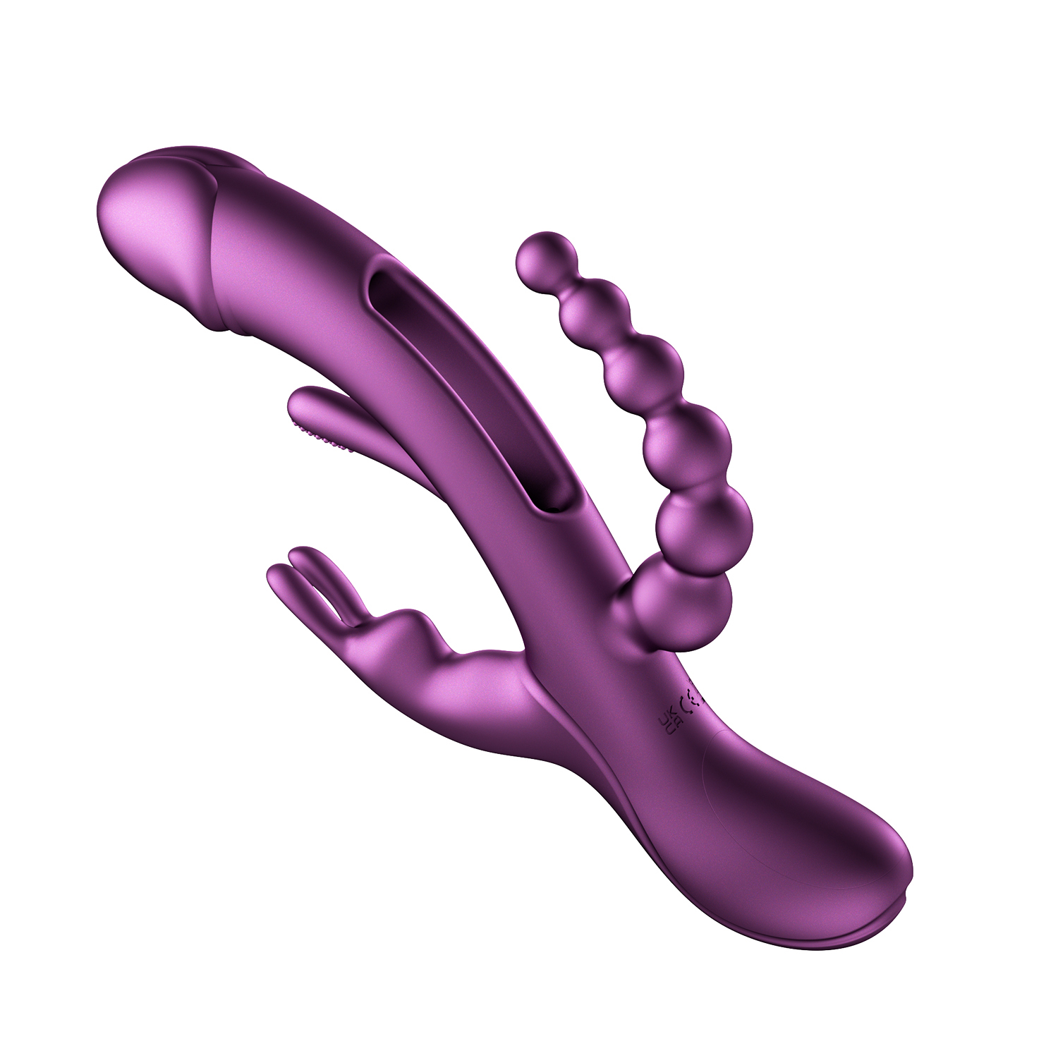 Honey Play Box - Trilux - App Controlled Rabbit Vibrator - Purple - Eco-Friendly