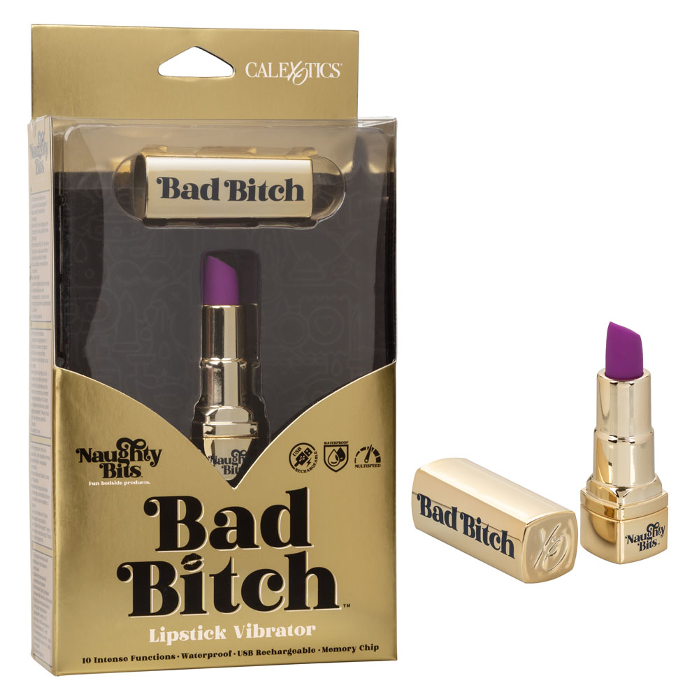 CalExotics - Naughty Bits Bad Bitch Lipstick Vibrator - Clit Stimulators