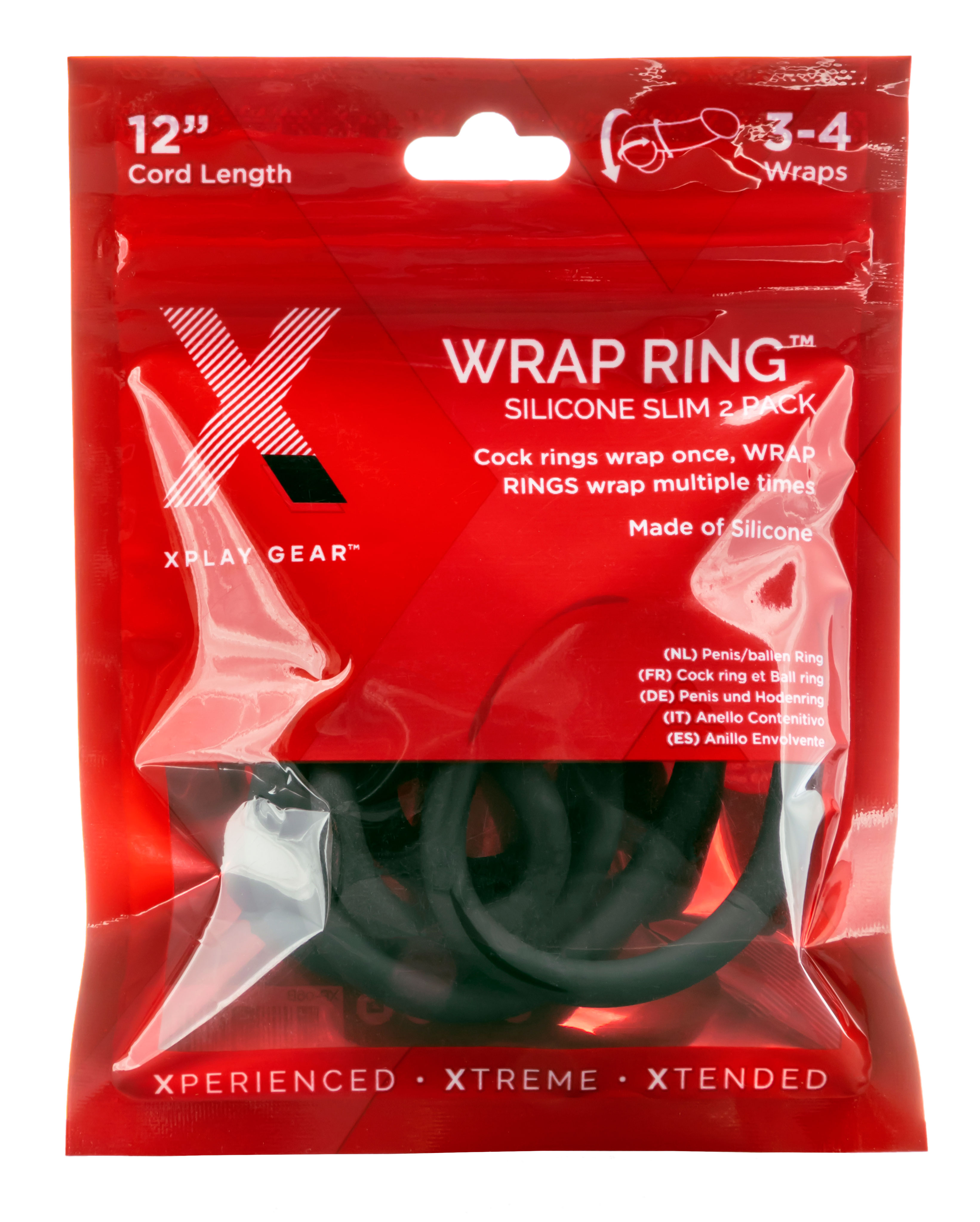 Perfect Fit - Xplay Silicone 12 Inch Thin Wrap Ring - Cockrings