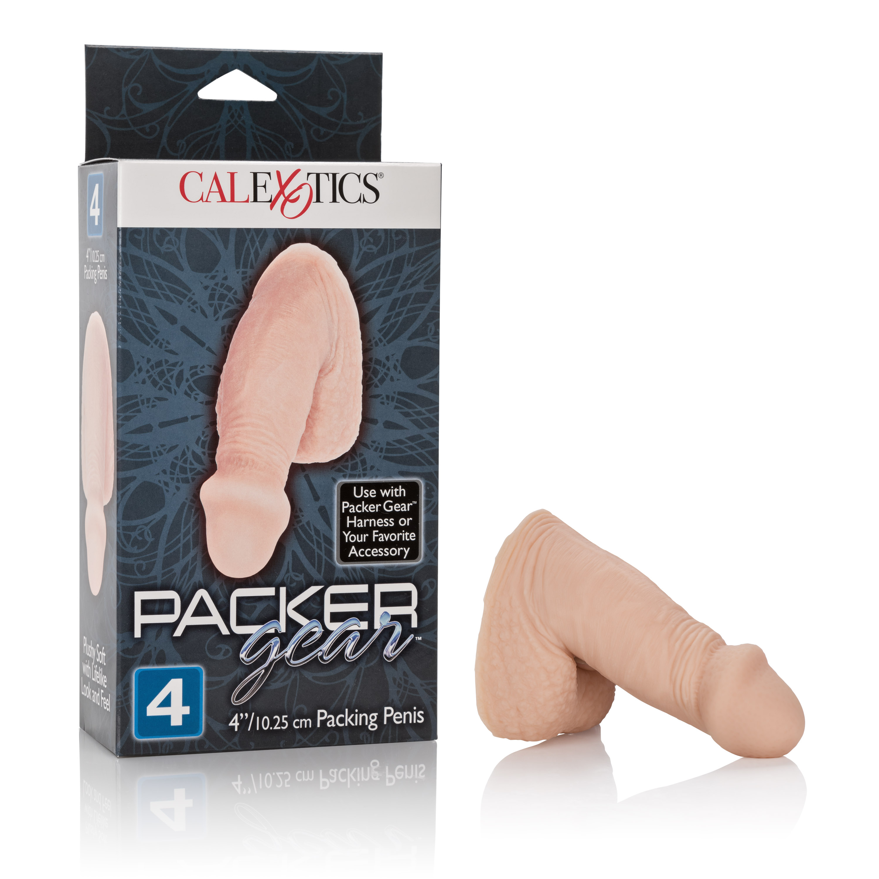 CalExotics - Packer Gear Packing Penis 4 Inch - Ivory - Dildos