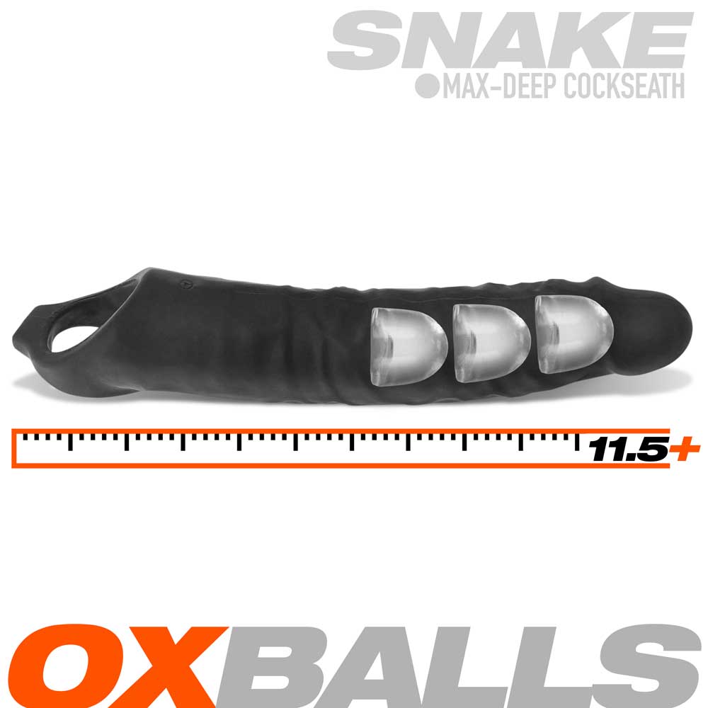 Oxballs OxBalls Snake Deep-Reacher Cocksheath Black Ice