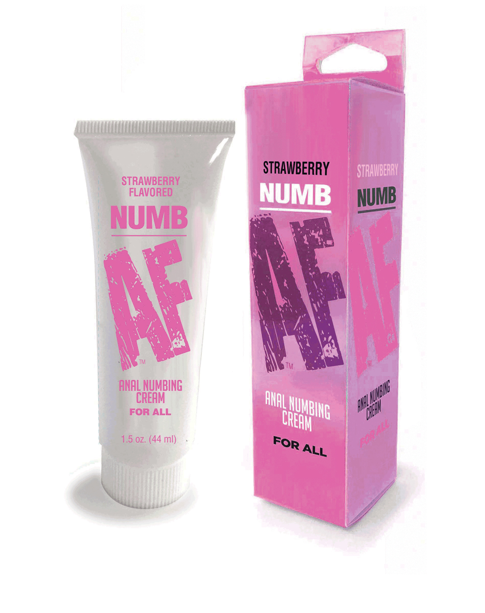 Little Genie - Numb Af Anal Desensitizer Strawberry 1.5oz - Lubricants, Creams & Glides