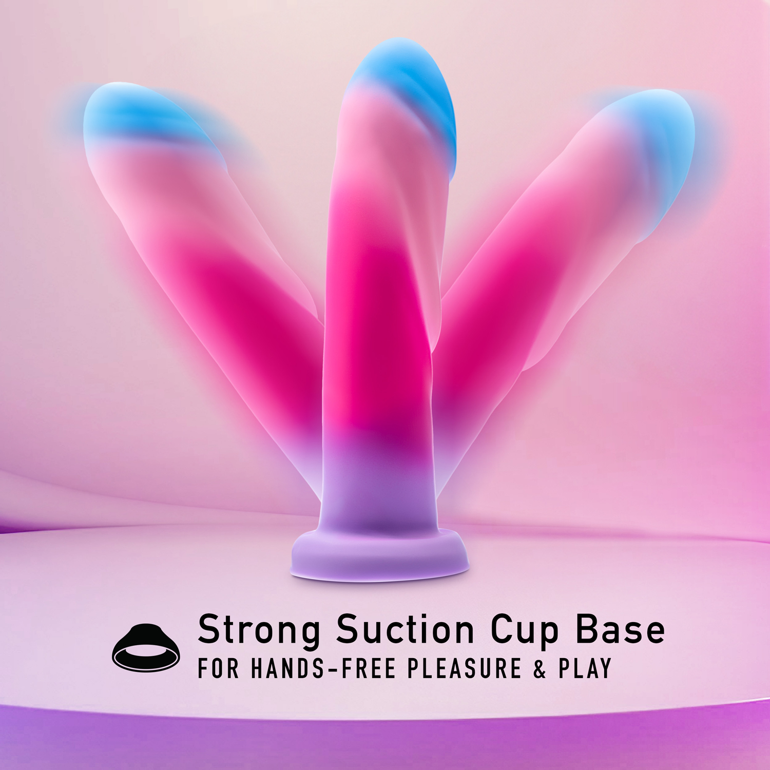 Blush - Avant Borealis Dreams 7.75 in. Dildo Cotton Candy - Dildos - Silicone