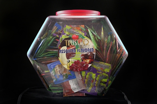 Paradise Marketing - Trustex Assorted Flavors - 288 Piece Fishbowl - Condoms