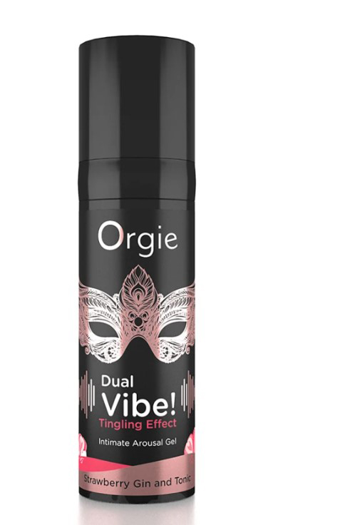 Creative Conceptions - Dual Vibe Gin and Tonic Strawberry Kissable Liquid Vibrator 15ml - Lubricants, Creams & Glides