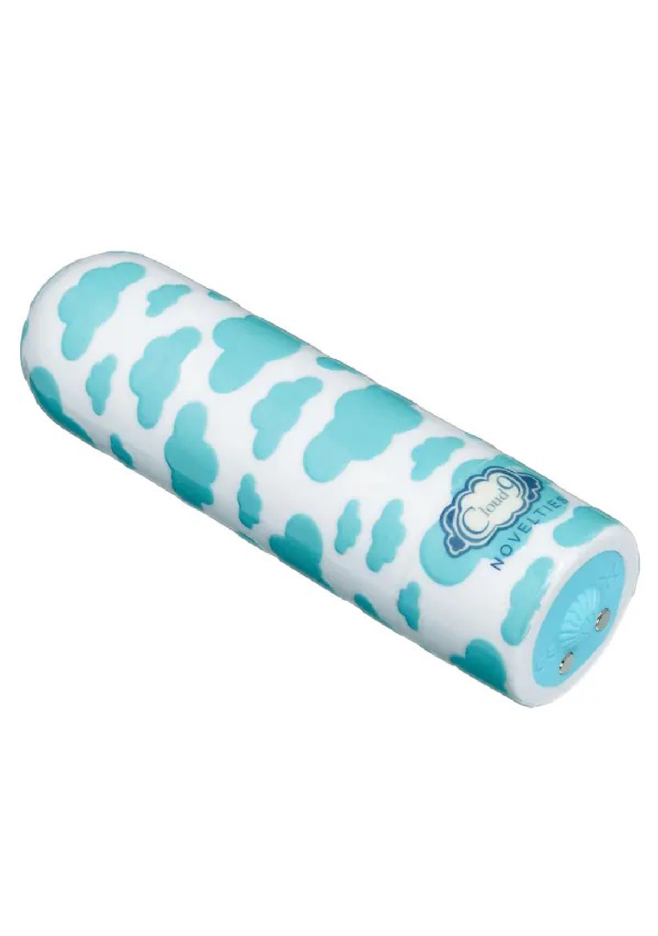 Cloud 9 Novelties - 420 Stubby Vibe Cloud - White/blue - Clit Stimulators