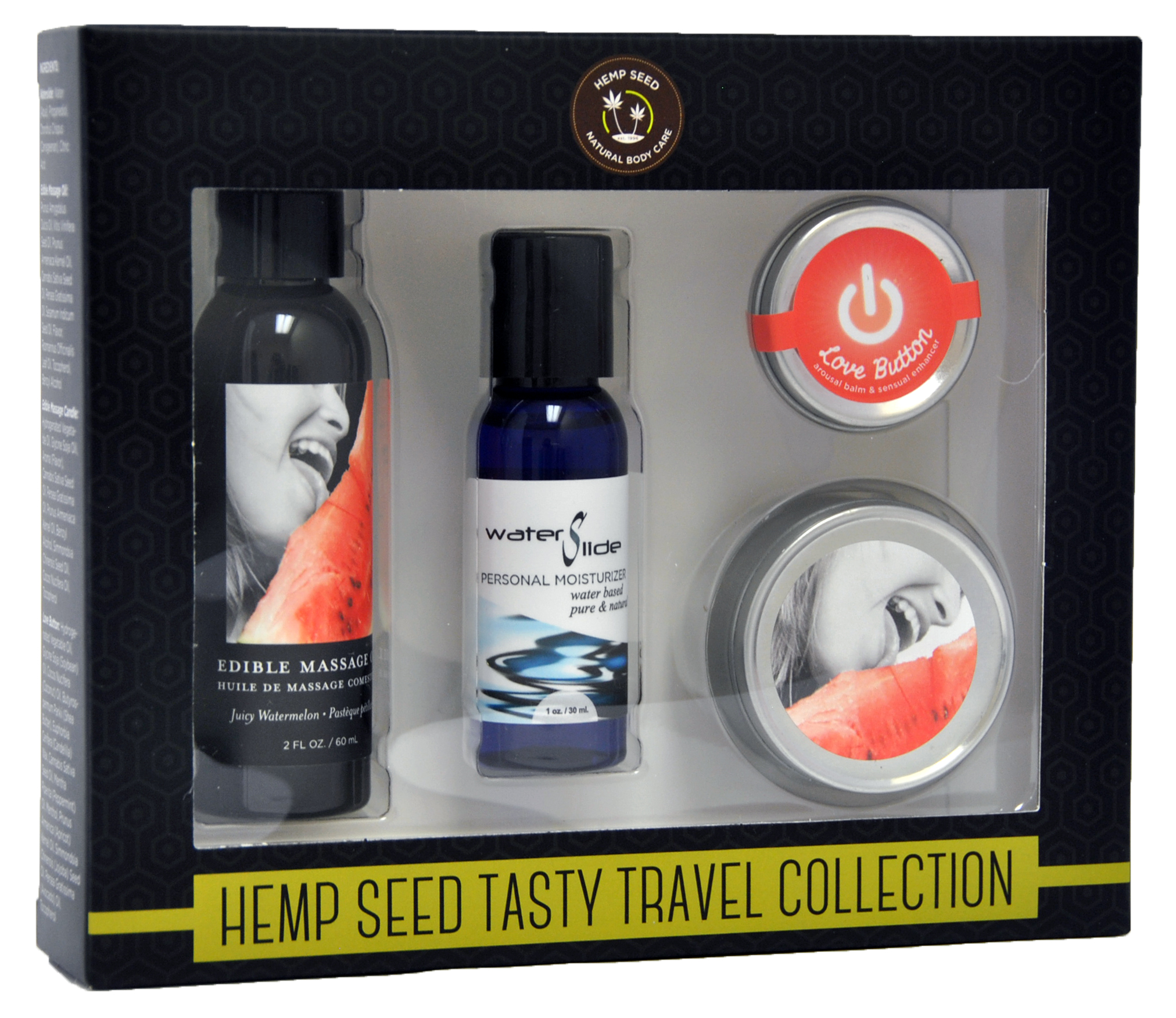 Earthly Body - Hemp Seed Tasty Travel Collection - Watermelon - Bath & Body