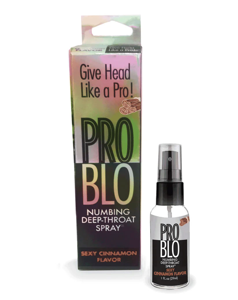 Little Genie - Problo Numbing Deep-Throat Spray - Sexy Cinnamon - 1 Fl. Oz. - Lubricants, Creams & Glides