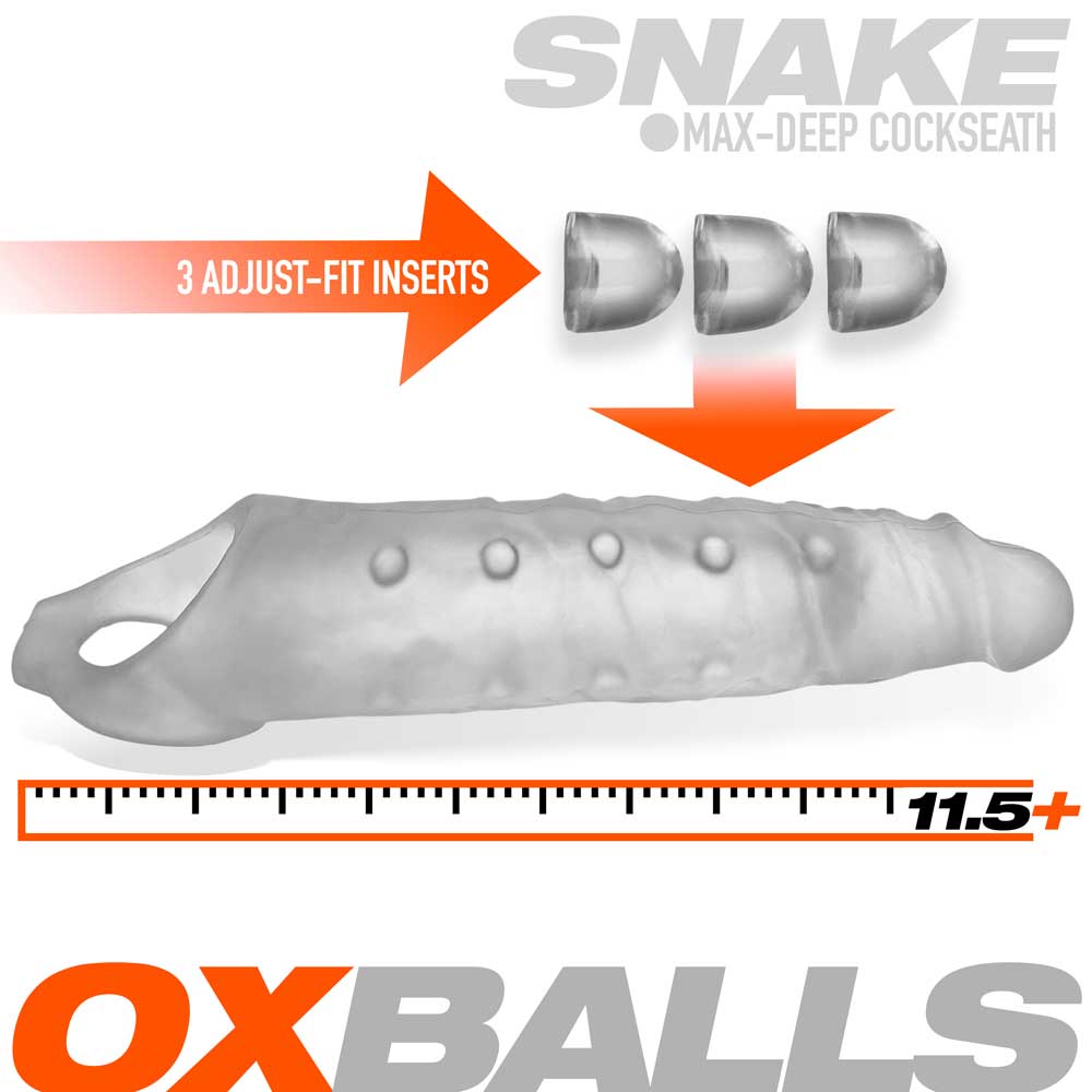 Oxballs OxBalls Snake Deep-Reacher Cocksheath Clear Ice