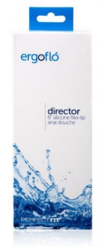 Perfect Fit - Ergoflo Director 8 Inch Silicone Flex - Tip Anal Douche - Anal Toys & Stimulators