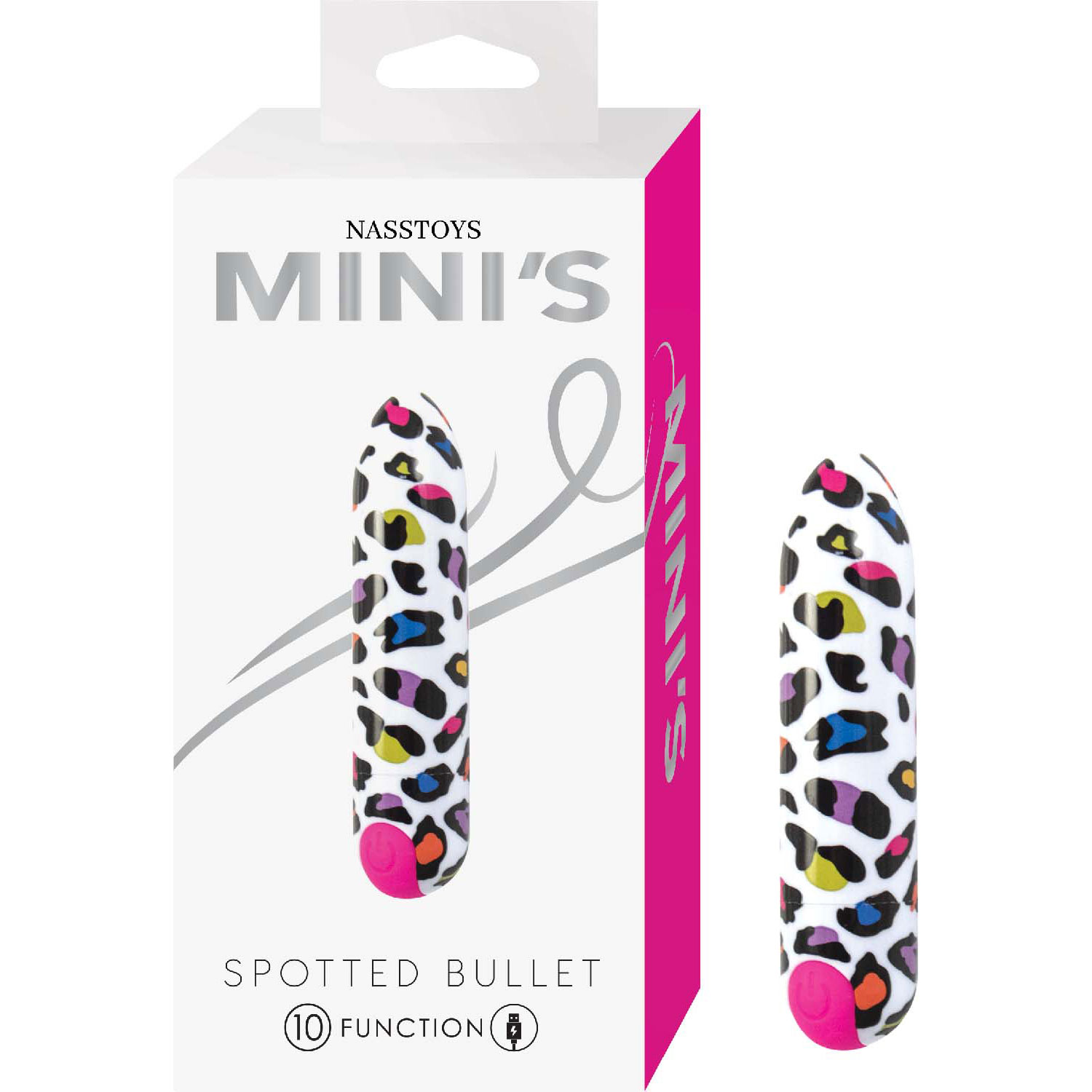 Nasstoys - Nasstoys Mini''s Spotted Bullet White - Vibrators