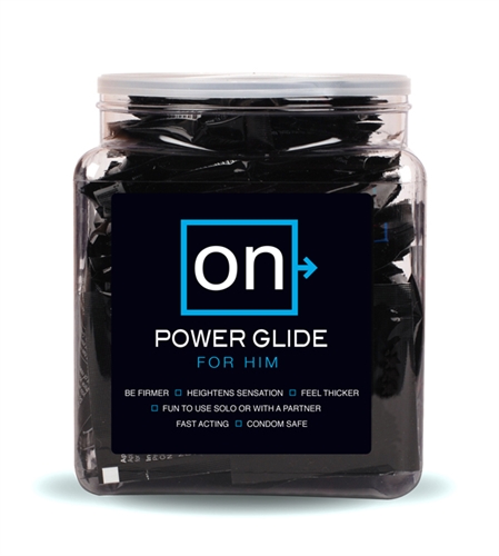 Sensuva - On Power Glide for Him - 100 Piece Fishbowl - Displays-Bowls & Wall Displays
