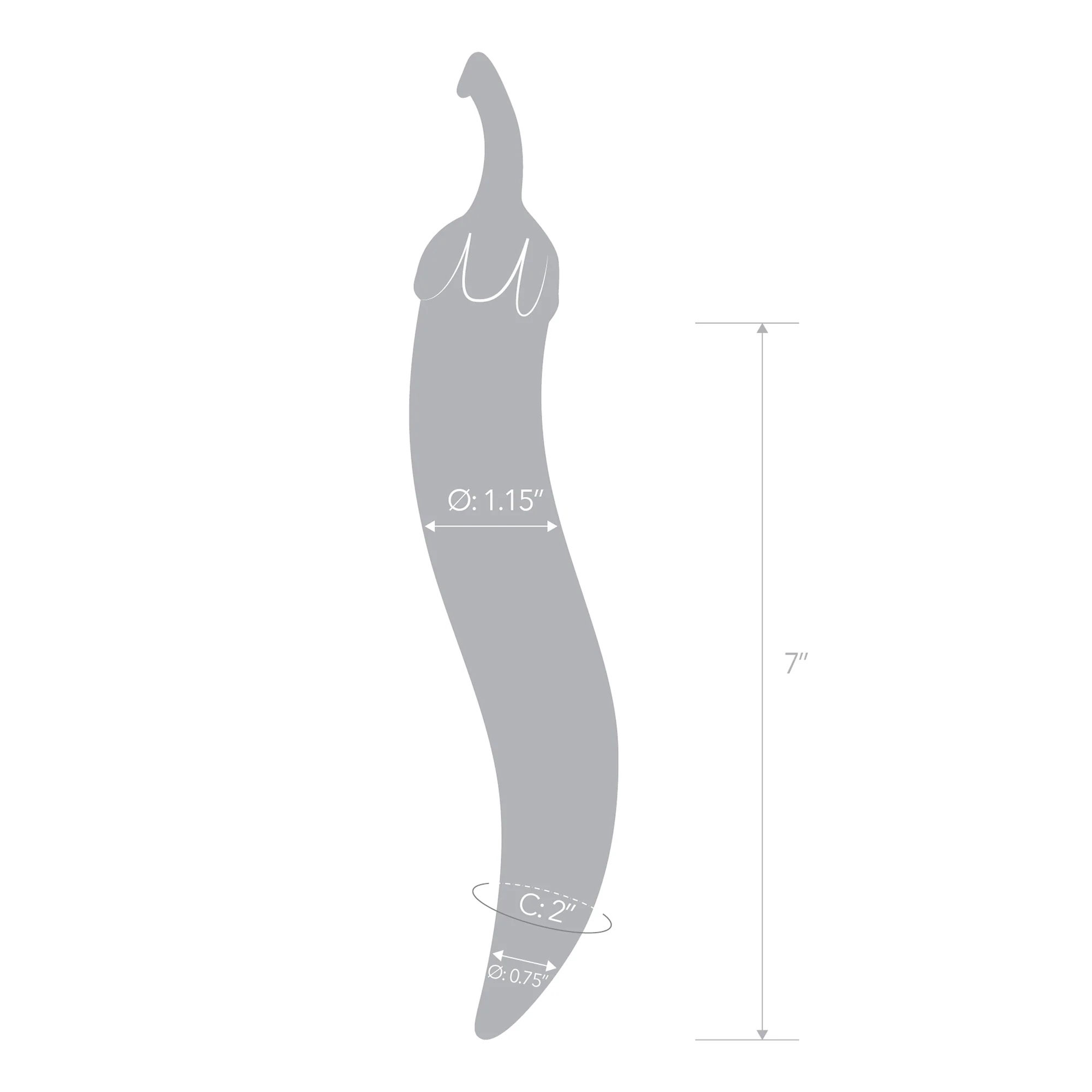 Electric Novelties - Glas Naturals Chili Pepper Dildo - Dildos