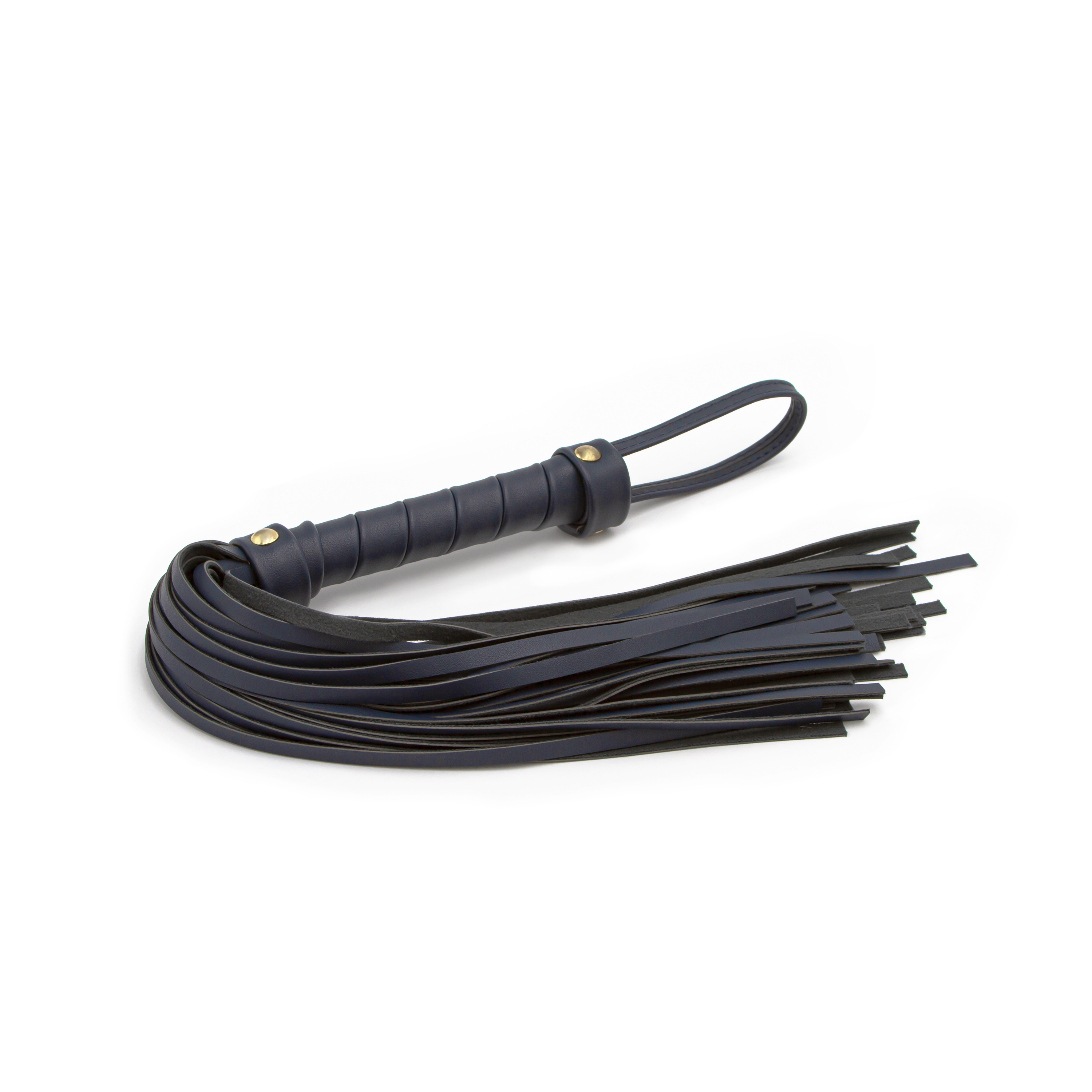NS Novelties - Bondage Couture Flogger Blue - Bondage & Fetish Toys - Faux Leather/Vegan Leather