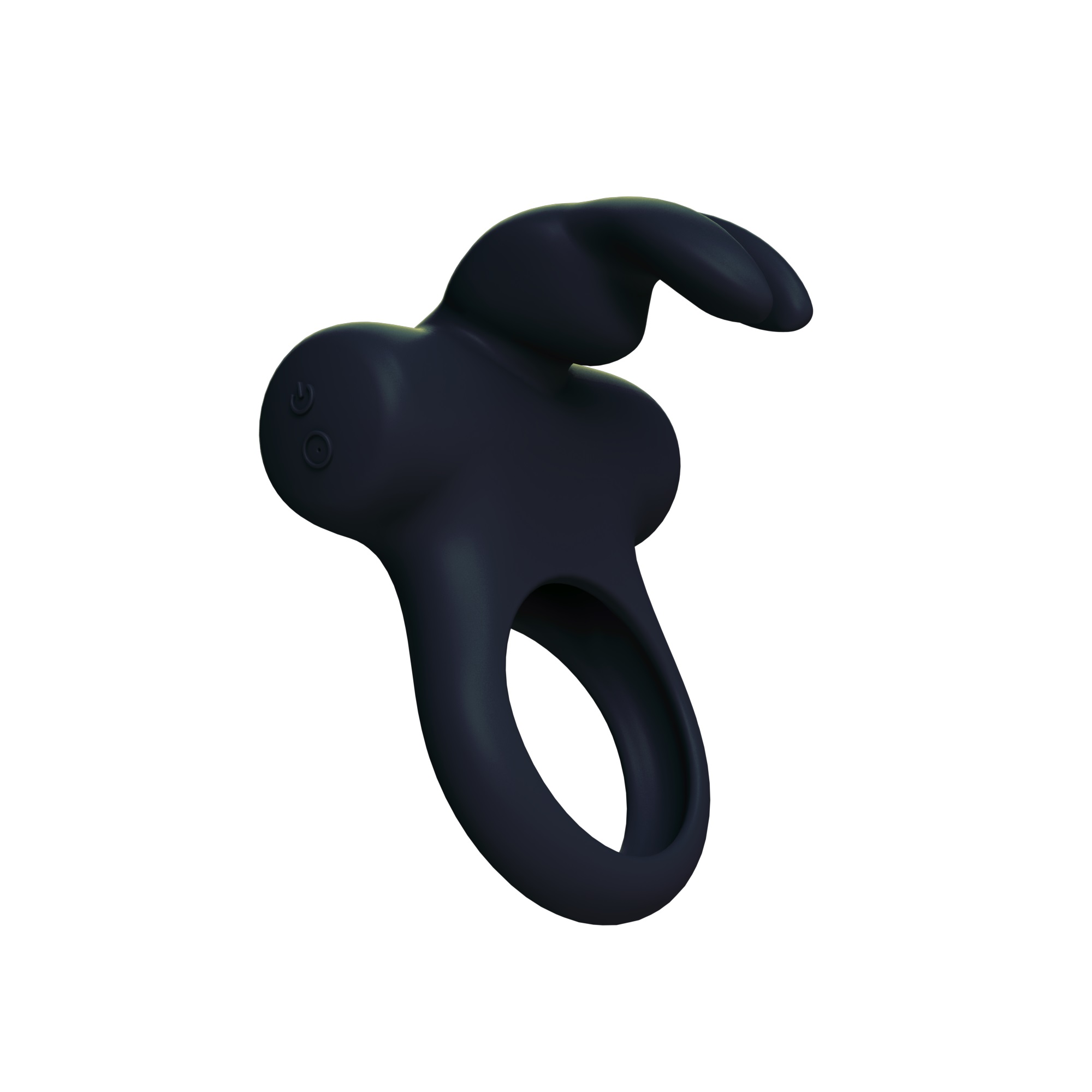 VeDO - Frisky Bunny Vibrating Ring Black Pearl - Clit Stimulators