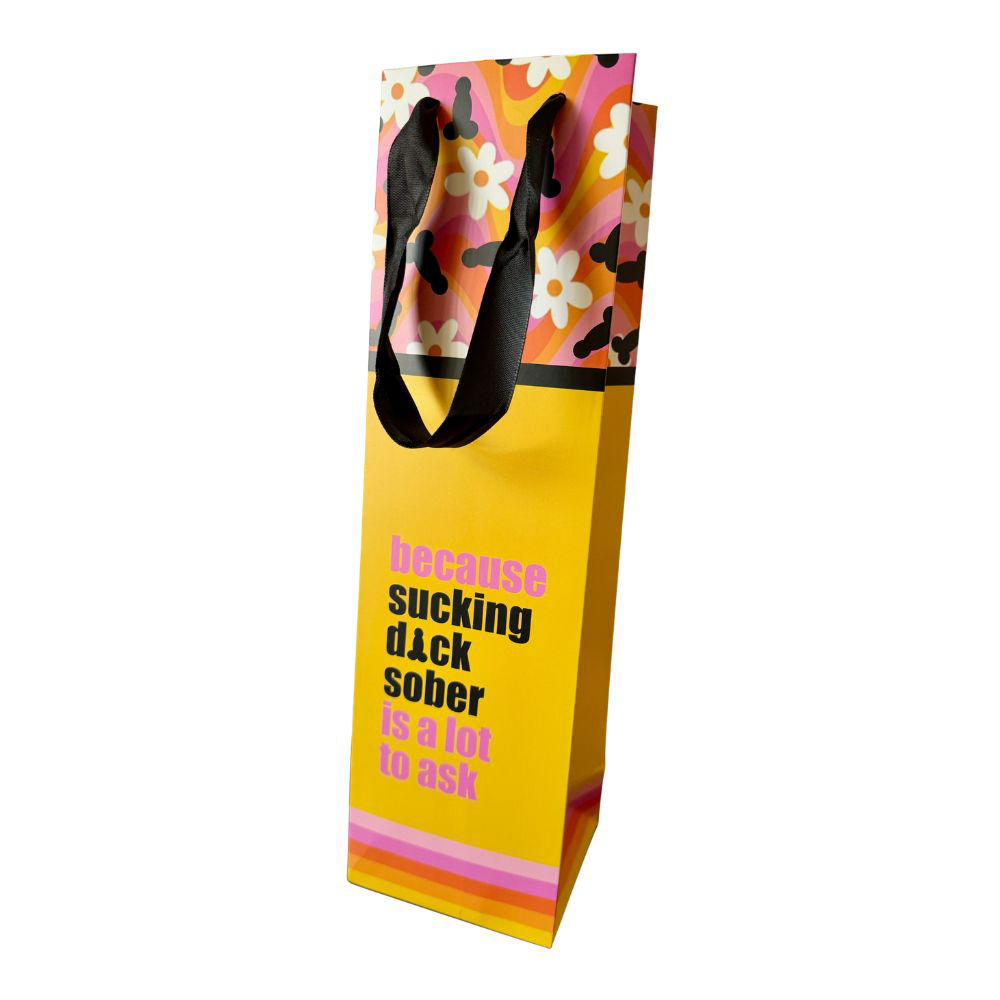 Kheper Games - Sucking Dick Sober Wine Gift Bag - Gag Gifts & Novelties