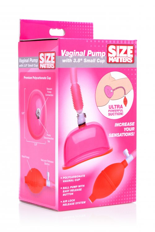 XR Brands - Vaginal Pump With 3.8 Inch Small Cup - Pumps & Enlargers