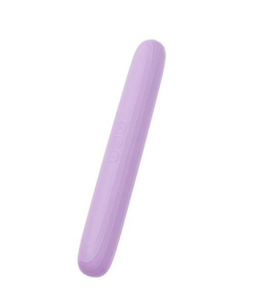 Blush - Play With Me Silicone Double Ended Vibrator - Purple - Dildos & Dongs