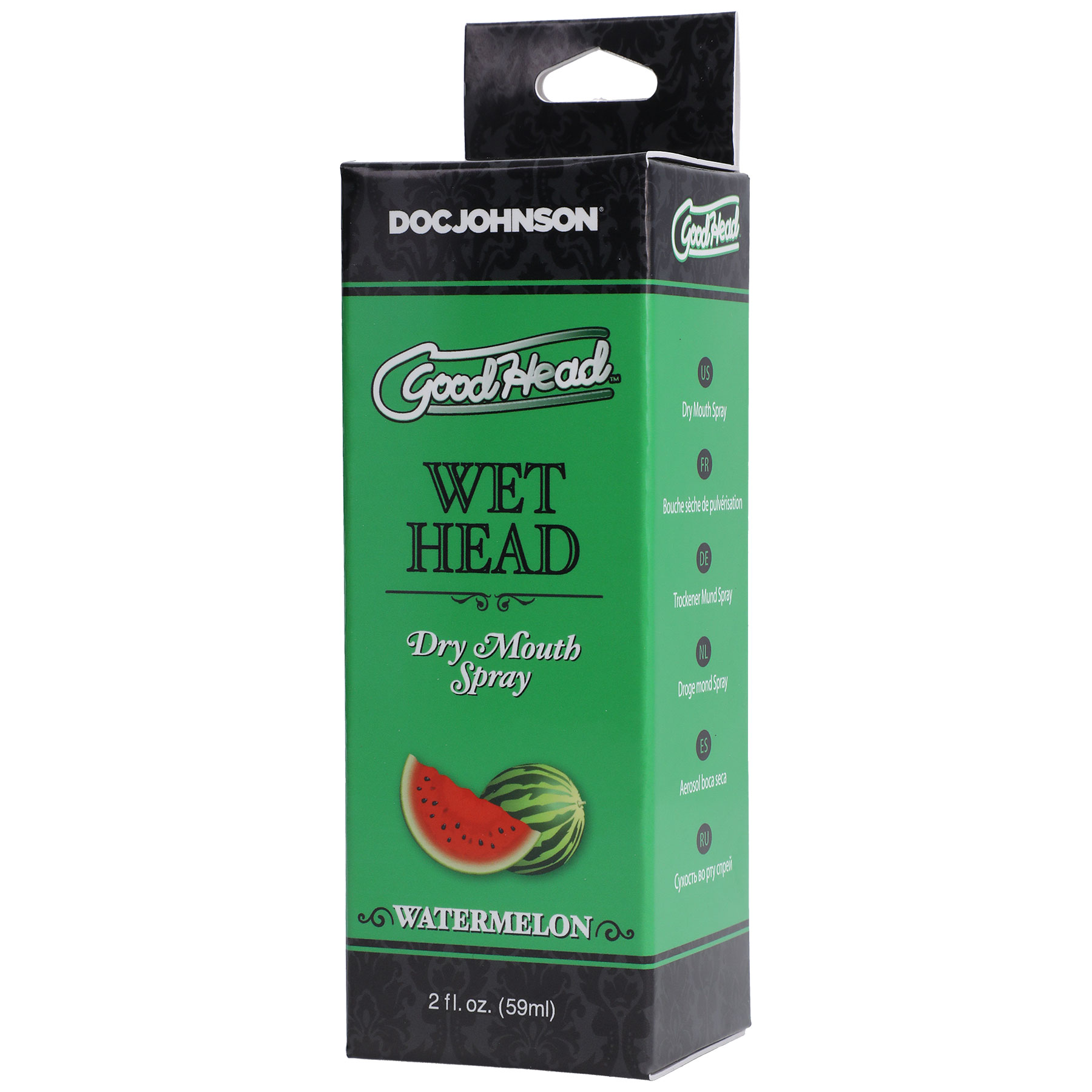 Doc Johnson - Goodhead - Wet Head - Dry Mouth Spray - Watermelon - 2 Fl. Oz. - Lubricants, Creams & Glides