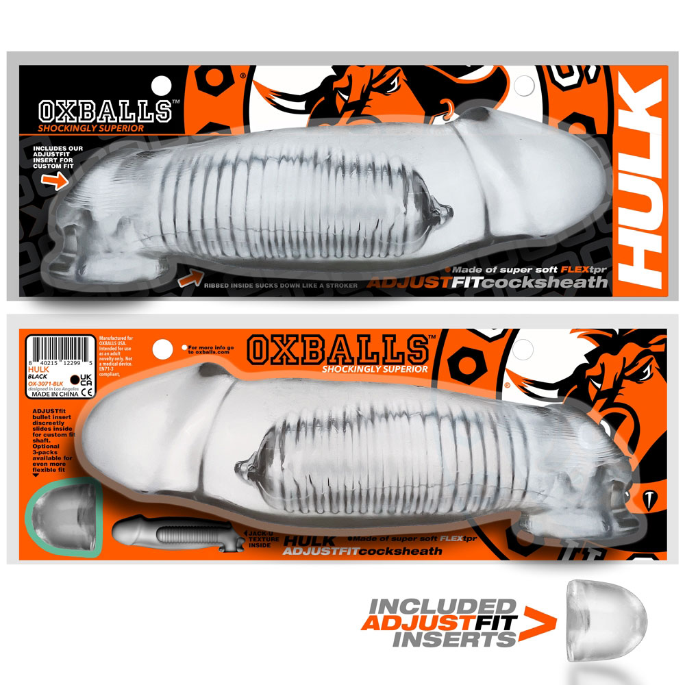 Oxballs - Hulk Cocksheath - Clear - Cockrings