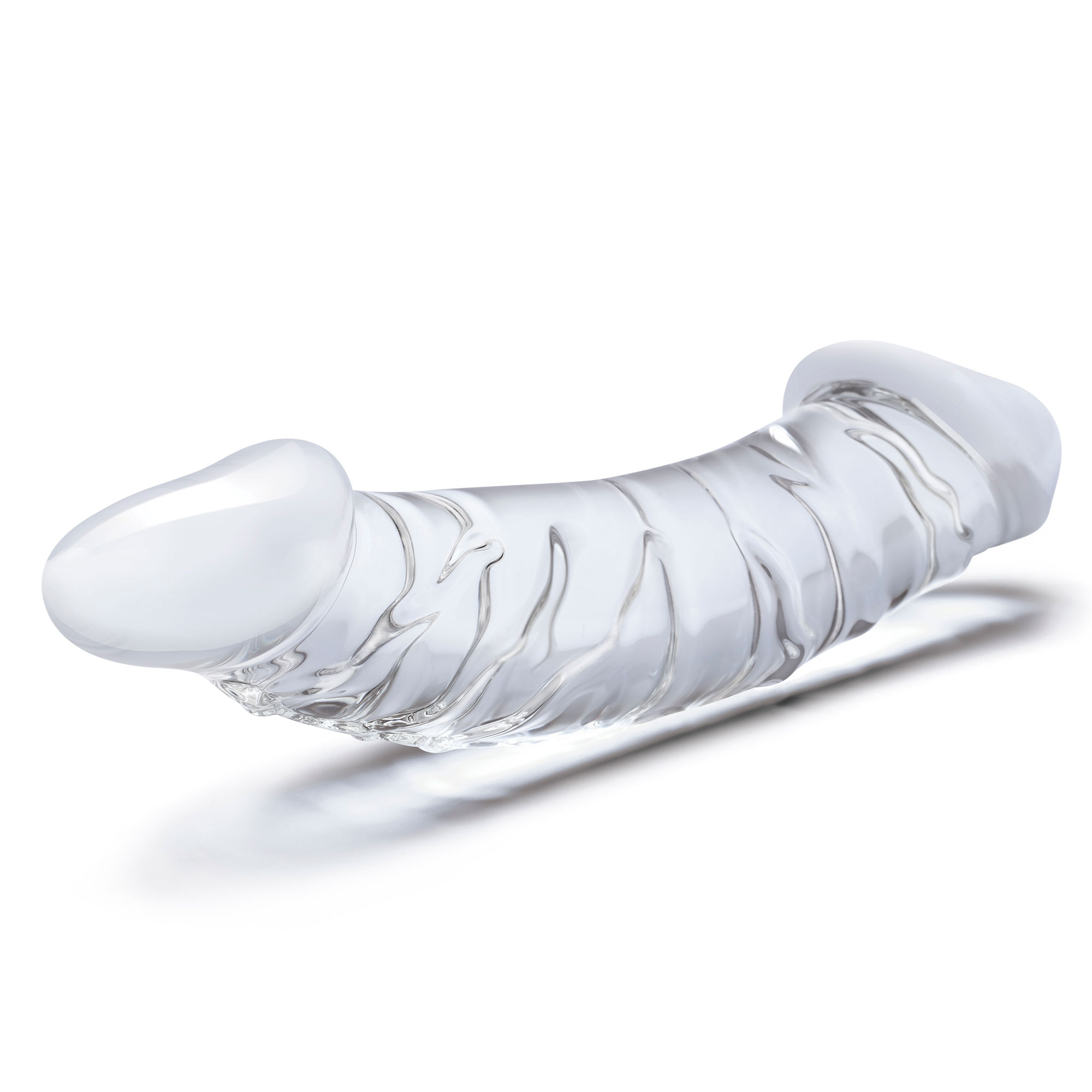 Electric Eel Glas 10.5 in. Girthy Realistic Glass Double Dong Dildo