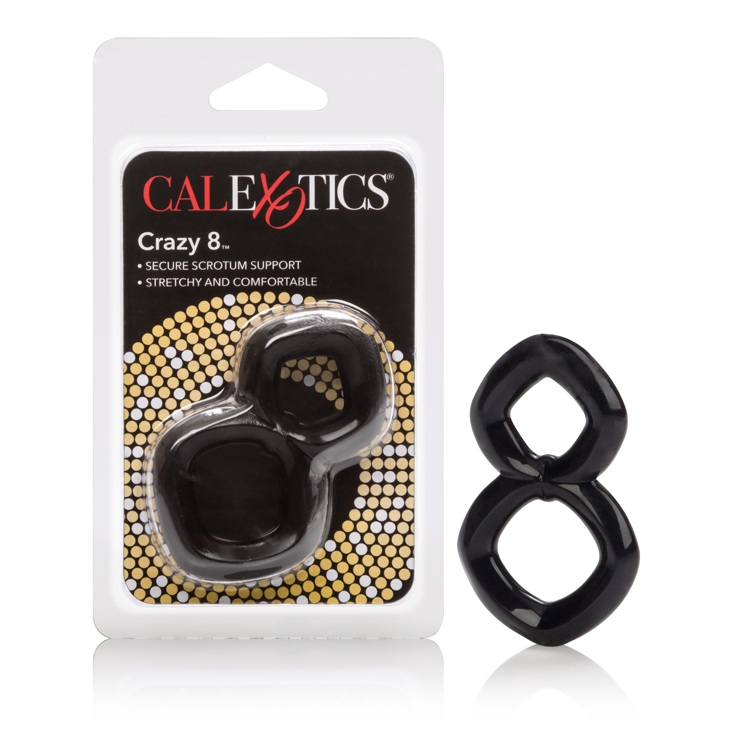 CalExotics - Crazy 8 Ring - Black - Cockrings
